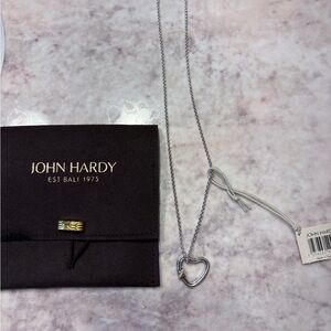 John Hardy Silver Heart Necklace